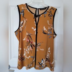 Ivanka Trump Sleeveless Top Multi Color Size L